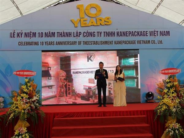 jp-Celebration of the 10th anniversary of Kanepackage Vietnam Co., Ltd